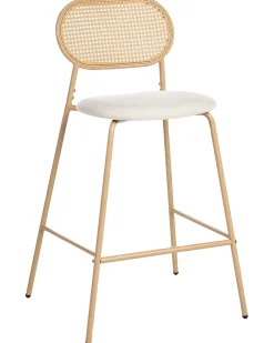 Set di 2 sedie alte ADAVER Marrone chiaro