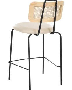 Set di 2 sedie alte ADELANTO Beige chiaro