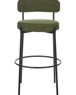 Set di 2 sedie alte ALLISON Bouclé Verde