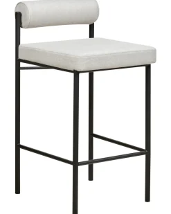 Set di 2 sedie alte AMAYA Grigio chiaro