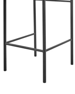 Set di 2 sedie alte AMAYA Bouclé Grigio