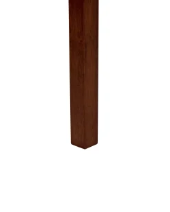 Set di 2 sedie alte AMBLER Legno Marrone scuro/Verde