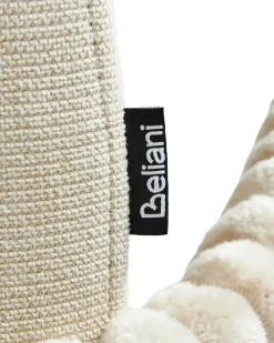 Set di 2 sedie alte AMITY Tessuto Beige chiaro