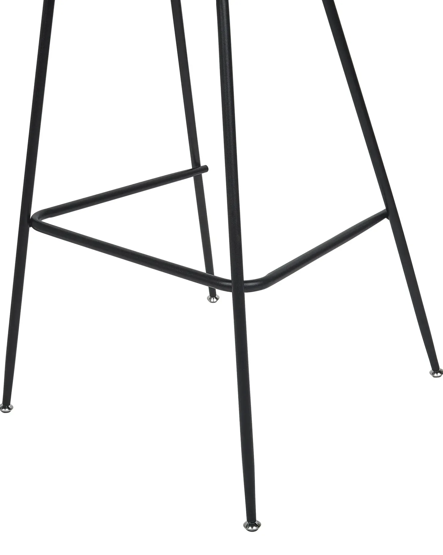 Set di 2 sedie alte ARCOLA Velluto Tortora