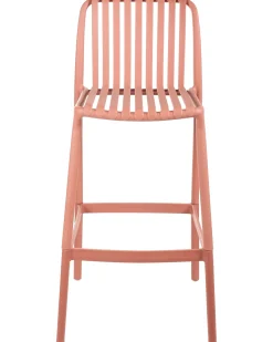 Set di 2 sedie alte ARICCIA 2 in 1 Materiale sintetico Rosso chiaro