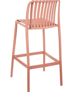 Set di 2 sedie alte ARICCIA 2 in 1 Materiale sintetico Rosso chiaro