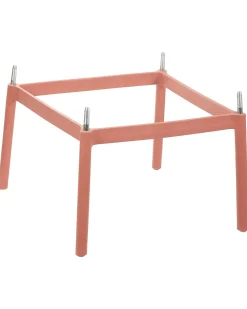 Set di 2 sedie alte ARICCIA 2 in 1 Materiale sintetico Rosso chiaro