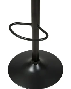 Set di 2 sedie alte BAKU II Pelle sintetica Nero