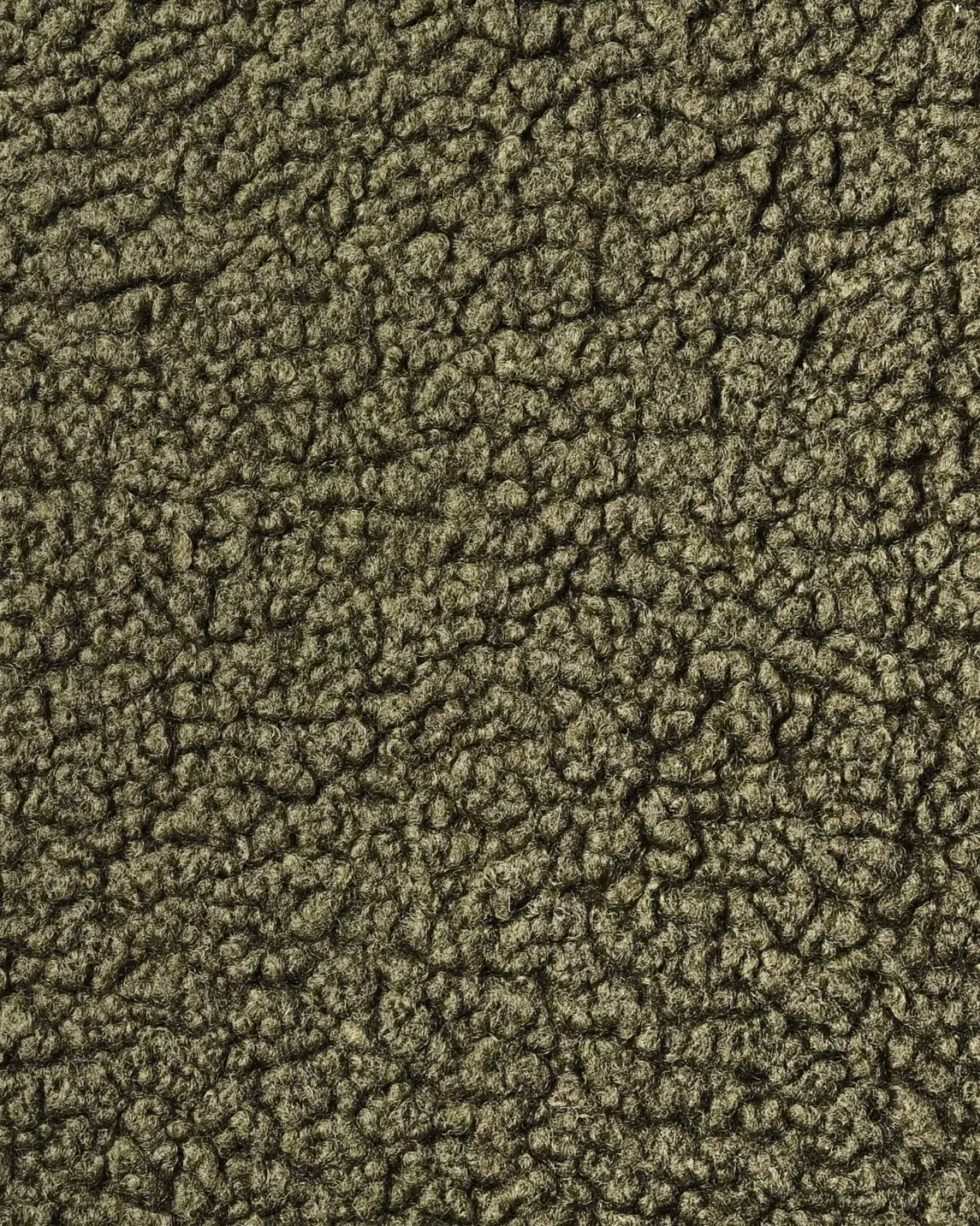 Set di 2 sedie alte CASMALIA Bouclé Verde scuro
