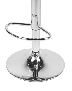 Set di 2 sedie alte CONWAY Pelle sintetica Grigio