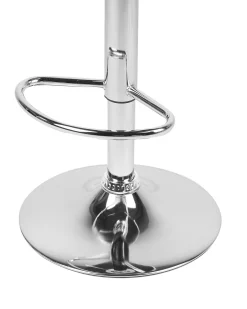 Set di 2 sedie alte CONWAY Pelle sintetica Nero