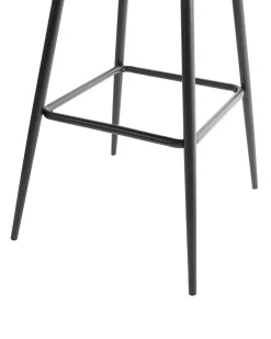 Set di 2 sedie alte CORNELL Metallo Verde