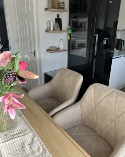 Set di 2 sedie alte DARIEN Beige