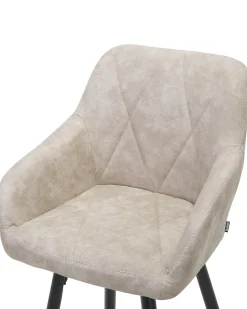 Set di 2 sedie alte DARIEN Beige
