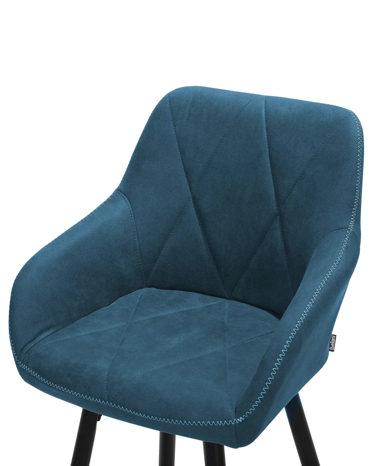 Set di 2 sedie alte DARIEN Blu oltremare