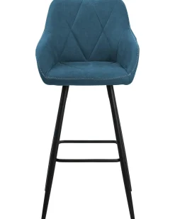 Set di 2 sedie alte DARIEN Blu oltremare