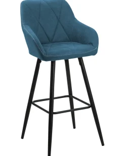Set di 2 sedie alte DARIEN Blu oltremare