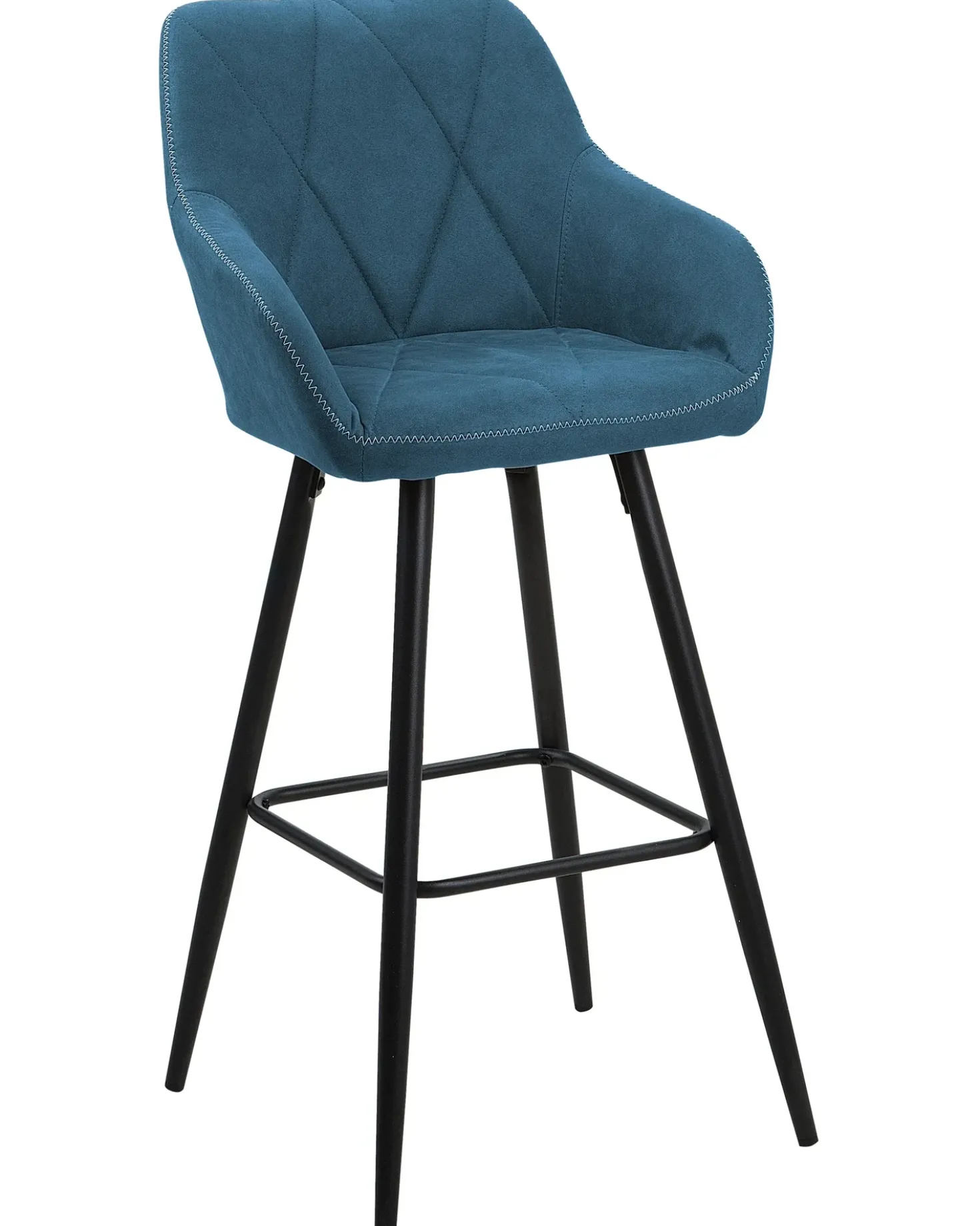 Set di 2 sedie alte DARIEN Blu oltremare