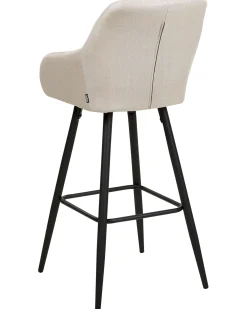 Set di 2 sedie alte DARIEN Beige chiaro