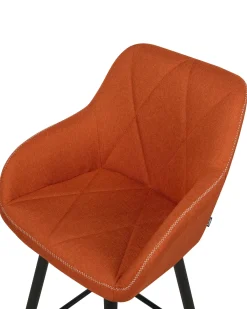 Set di 2 sedie alte DARIEN Arancione