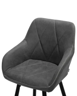 Set di 2 sedie alte DARIEN Grigio