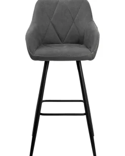 Set di 2 sedie alte DARIEN Grigio