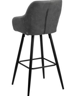 Set di 2 sedie alte DARIEN Grigio