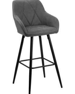 Set di 2 sedie alte DARIEN Grigio