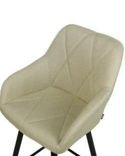 Set di 2 sedie alte DARIEN Verde chiaro