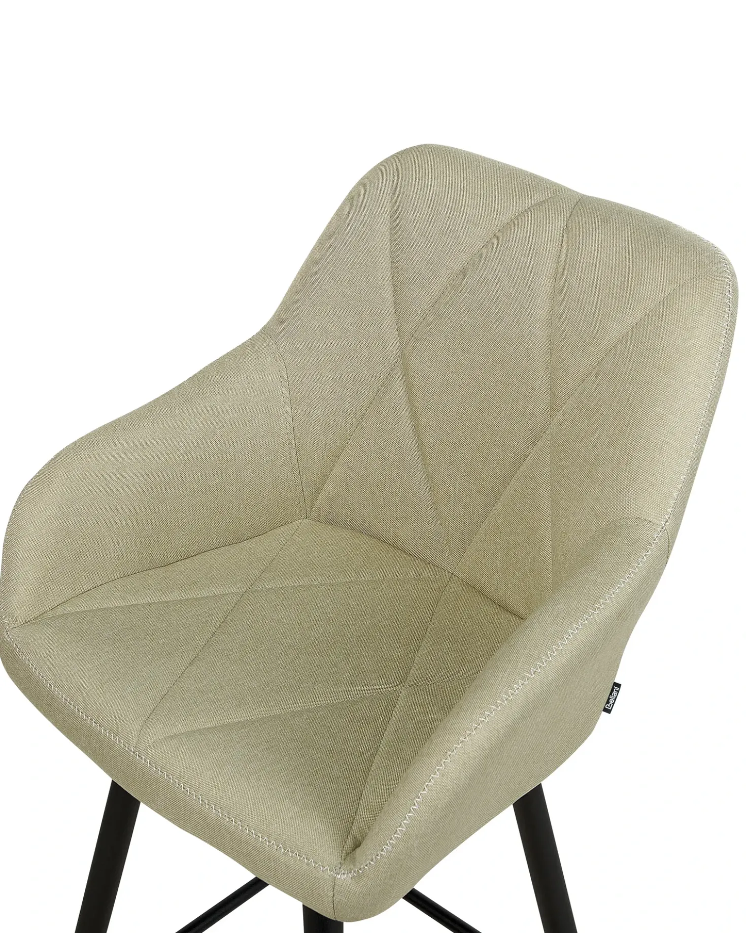 Set di 2 sedie alte DARIEN Verde chiaro