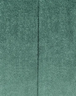 Set di 2 sedie alte DUBROVNIK Velluto Verde smeraldo