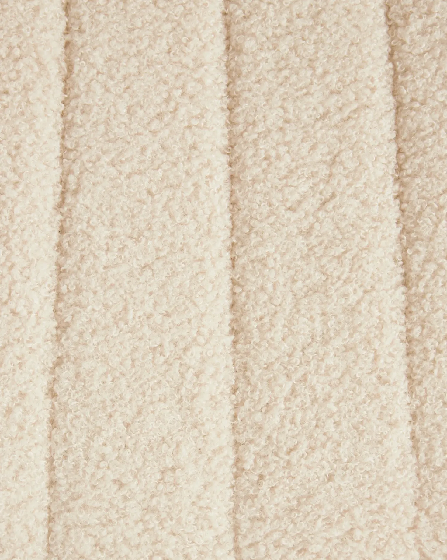 Set di 2 sedie alte DUBROVNIK Bouclé Beige chiaro