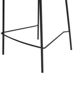 Set di 2 sedie alte DUETTE Velluto Verde oliva