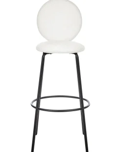 Set di 2 sedie alte EMERY Bouclé Bianco