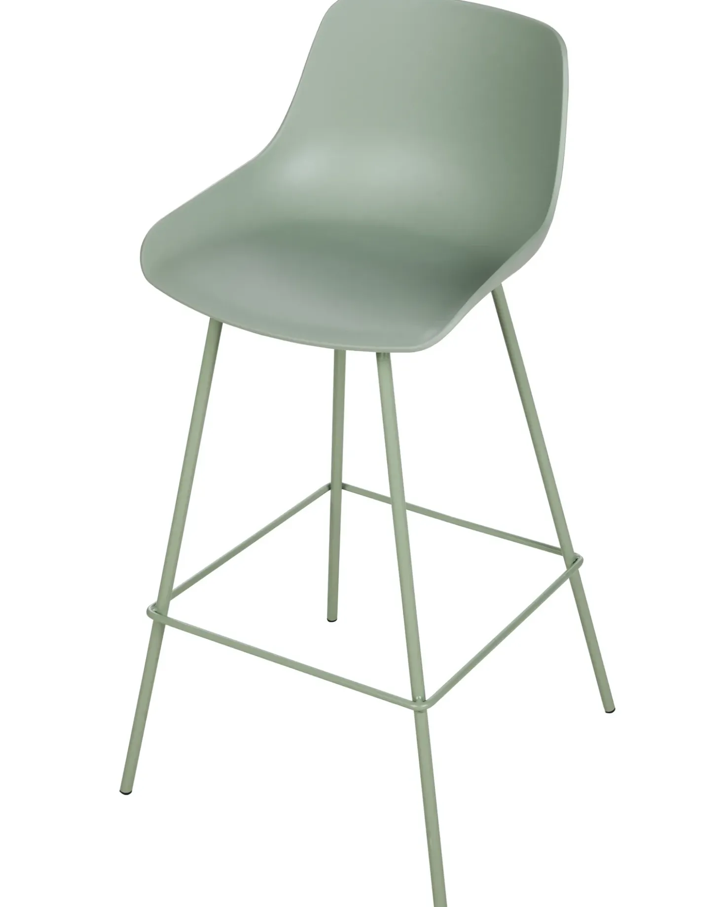 Set di 2 sedie alte EMMET Verde chiaro