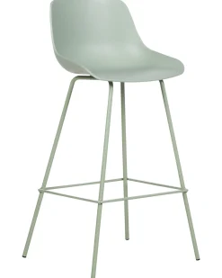 Set di 2 sedie alte EMMET Verde chiaro