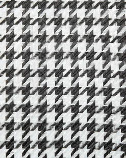Set di 2 sedie alte FALTON Velluto Nero/Bianco