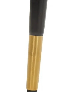 Set di 2 sedie alte FALTON Velluto Nero