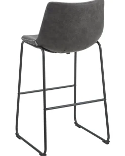 Set di 2 sedie alte FRANKS Grigio