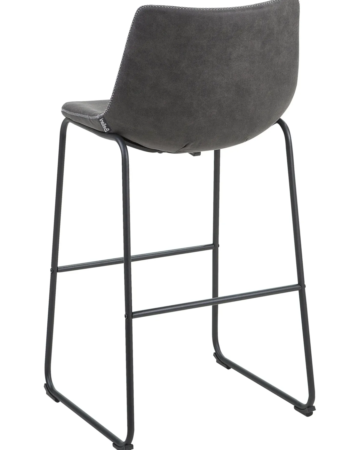 Set di 2 sedie alte FRANKS Grigio