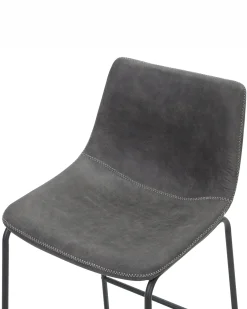 Set di 2 sedie alte FRANKS Grigio