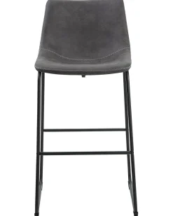 Set di 2 sedie alte FRANKS Grigio