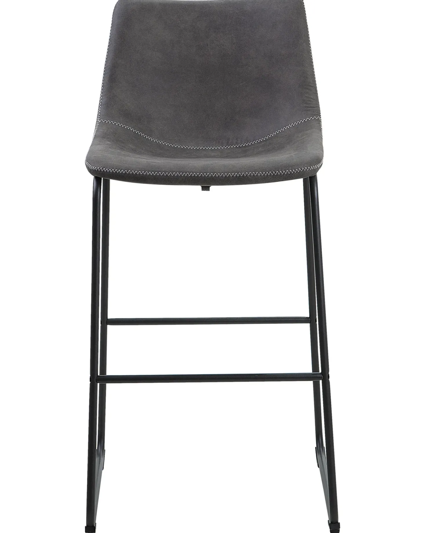Set di 2 sedie alte FRANKS Grigio