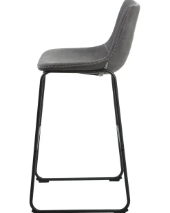 Set di 2 sedie alte FRANKS Grigio