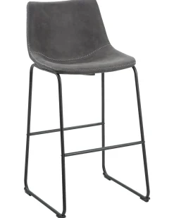 Set di 2 sedie alte FRANKS Grigio