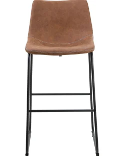 Set di 2 sedie alte FRANKS Marrone dorato