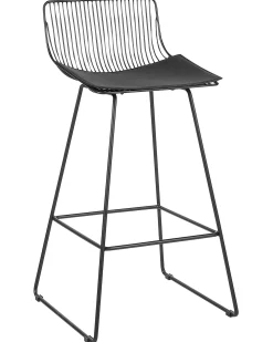 Set di 2 sedie alte FREDONIA Metallo Nero
