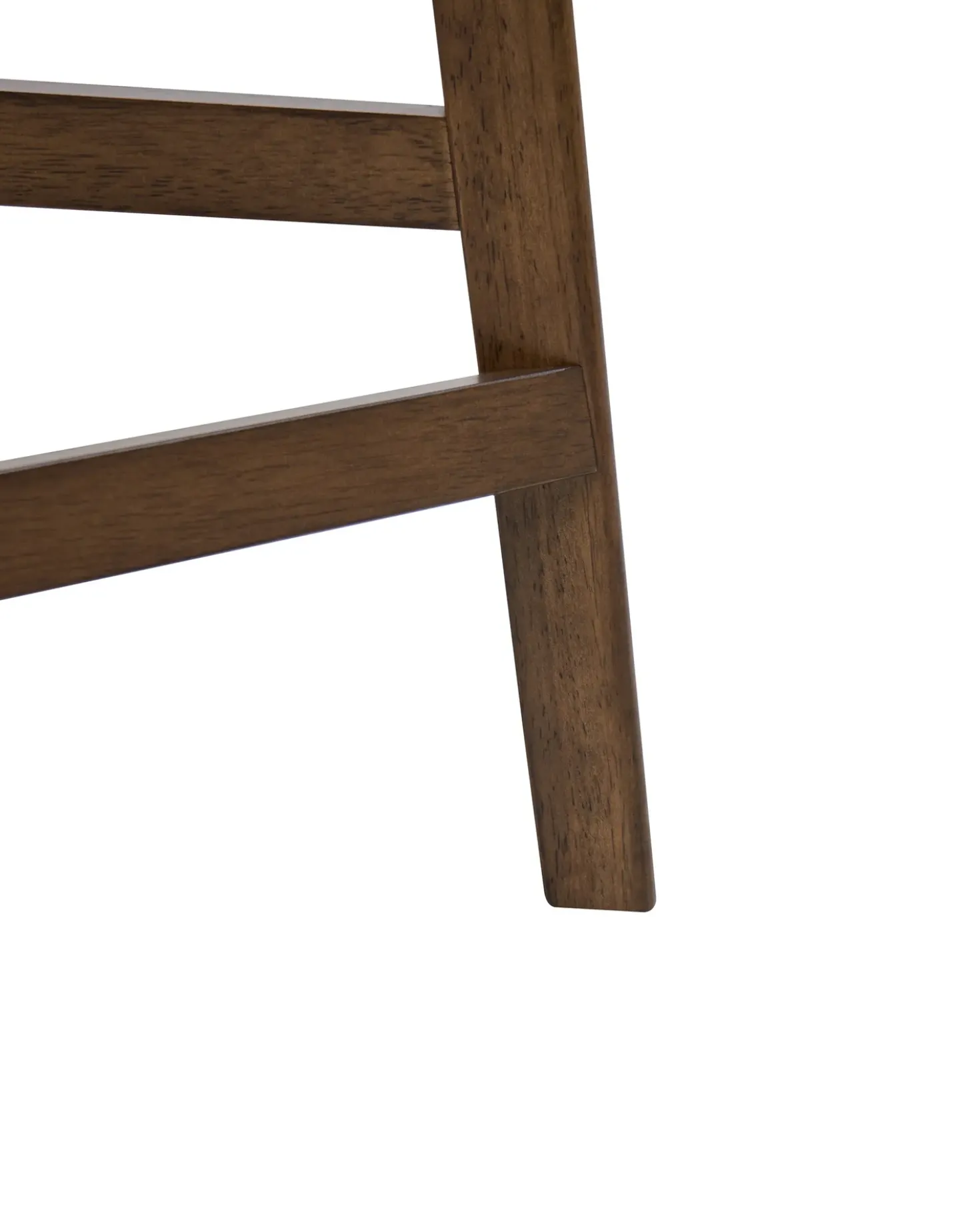 Set di 2 sedie alte HOPE Legno Marrone/Beige