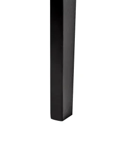 Set di 2 sedie alte ISANTI Legno Nero/Grigio