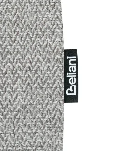 Set di 2 sedie alte ISANTI Legno Nero/Grigio
